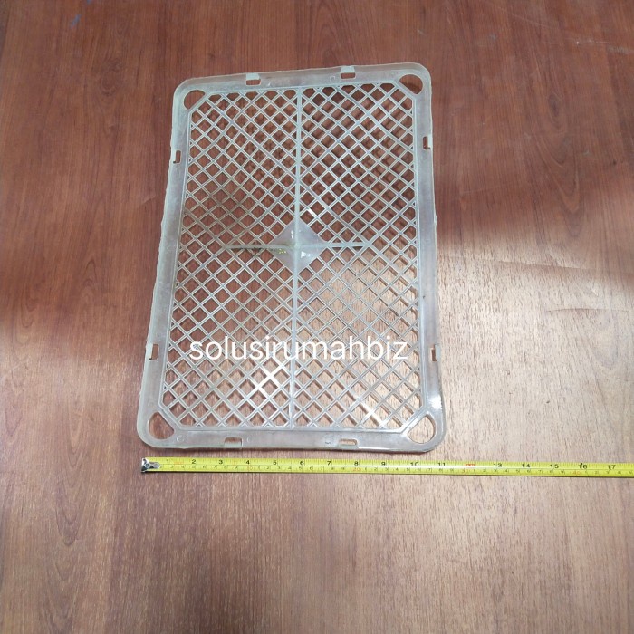 tutup saja keranjang lubang buah +- 28.5 x 41 cm plastik pvc penutup