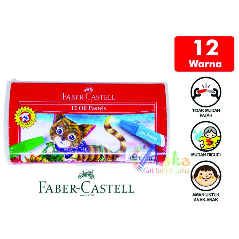 

Oil Pastel Faber Castell Set 12, 18, 24 (Krayon Faber Castell)