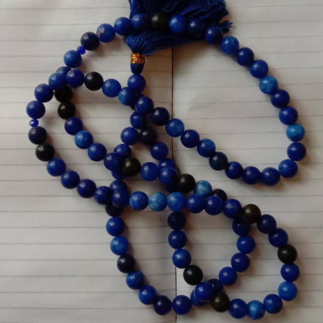 Tasbih akik Biru