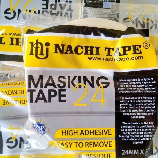 

Lakban Kertas Masking Tape Lakban Kertas Nachi 24Mm X 20Yard Karjasen35 Kualitas Baik