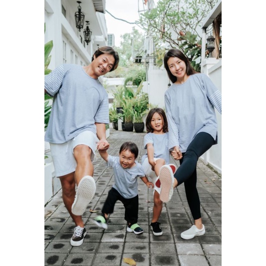 TUKUBUU - Mixi Misty Family Set / Kaos Busui Colorblock / Kaos Anak Colorblock