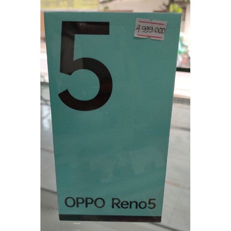HP OPPO RENO 5 RAM 8/128 GB BARU SEGEL WARNA SILVER
