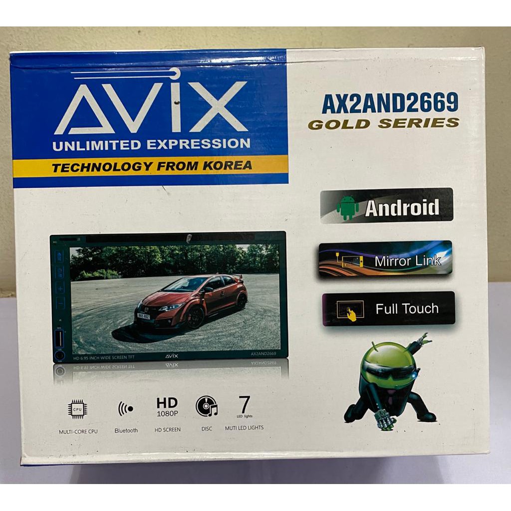 Headunit Doubledin AVIX AX2AND2669