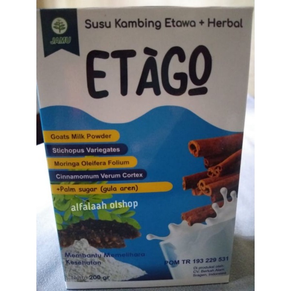 

Susu Kambing Etawa ETAGO plus herbal dan Gula Aren || Susu kambing etawa enak