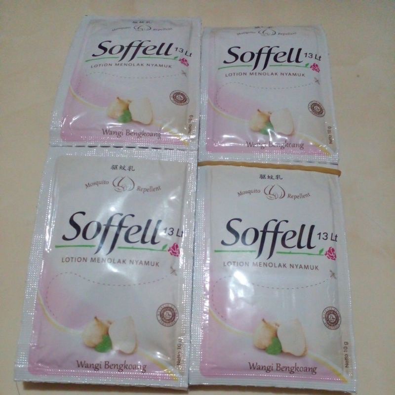 SOFFELL SACHET / LOTION ANTI NYAMUK / MENJAGA KULIT TUBUH /BENGKOANG