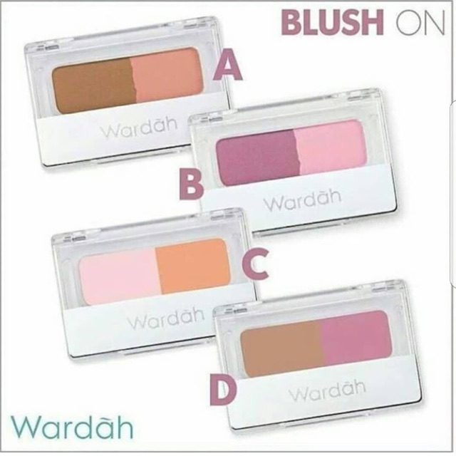 Wardah Blush On A  B  C  D