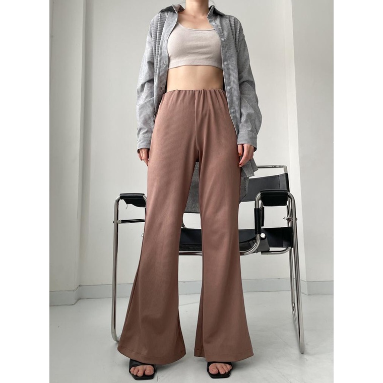 CELANA PANJANG CUTBRAY WANITA KNIT PREMIUM - CARL PANTS