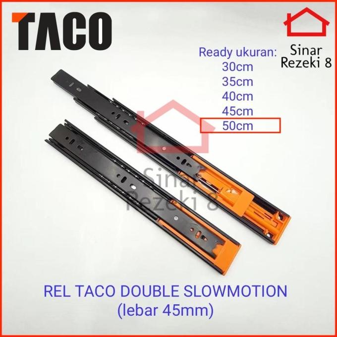 Jual Taco Rel Laci Slow Motion Cm Double Track Soft Close Import