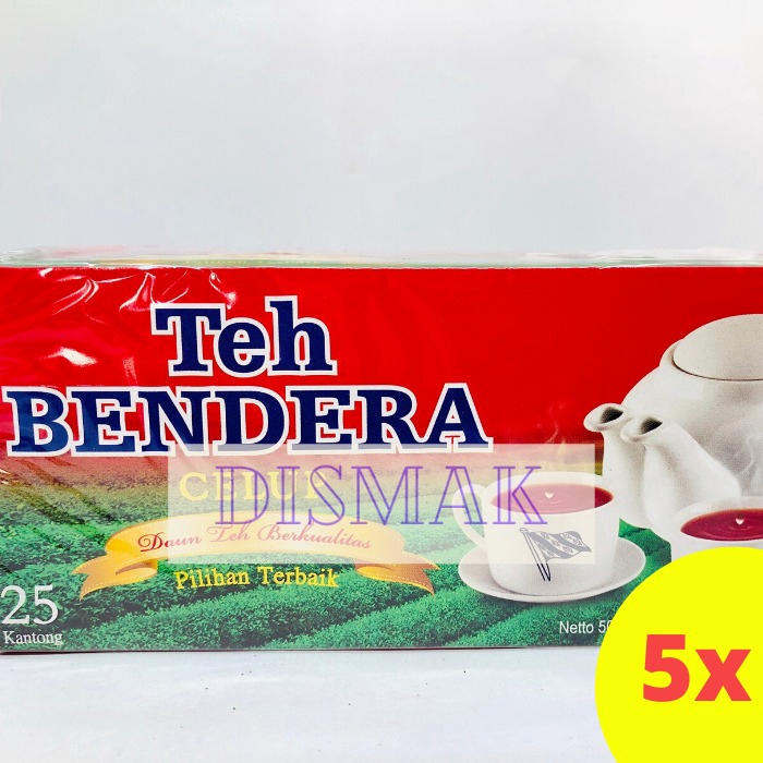 Teh Bendera Celup Vanilla 5 kotak