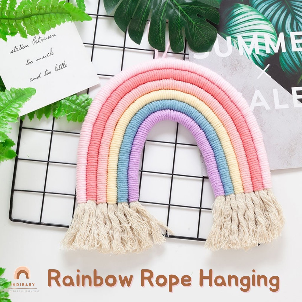 Indibaby Rainbow Rope Hanging