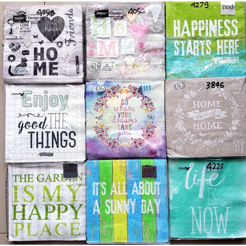 napkin decoupage