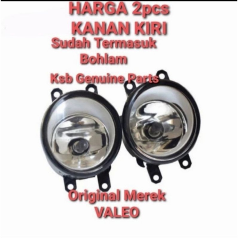 Lampu Kabut Foglamp Sirion 2012 2013 2014 2015 2016 2017 HARGA 2PCS ORI VALEO