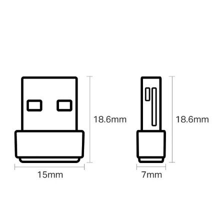 Wireless Adapter TP Link ARCHER T2U Nano AC600 - TPLink T2U Dual Band&quot;ORIGINAL&quot;