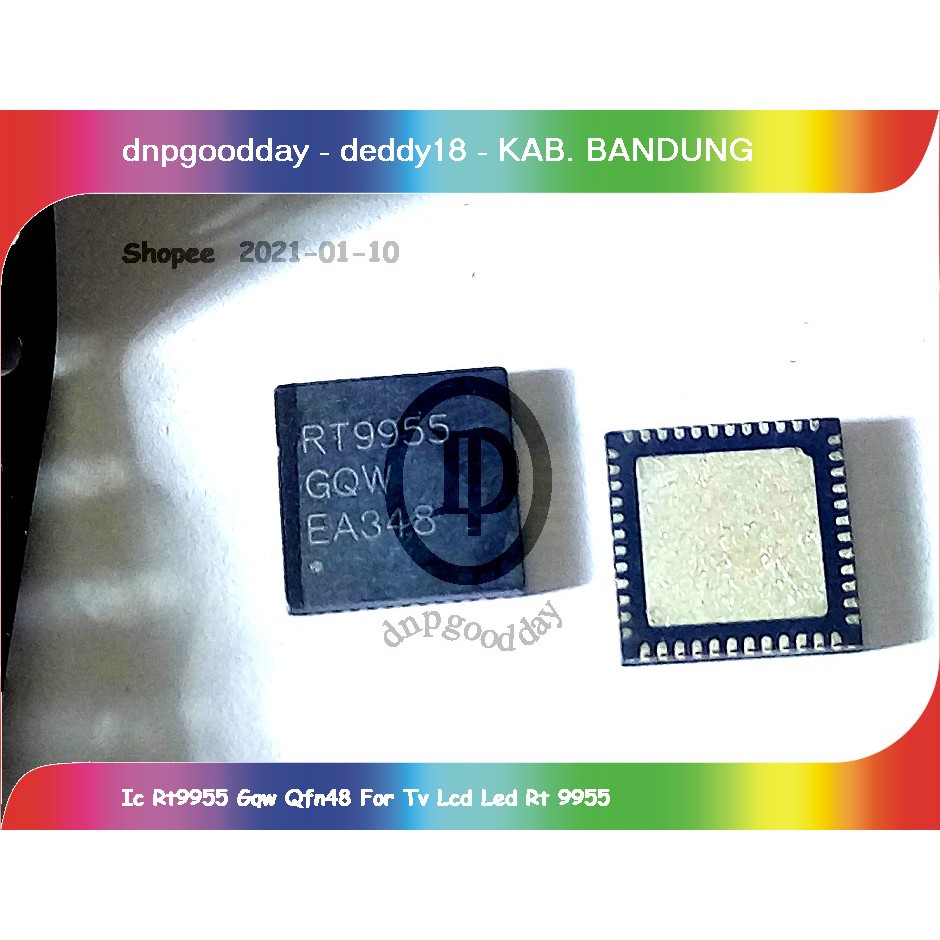 Ic Rt9955 Gqw Qfn48 For Tv Lcd Led Rt 9955