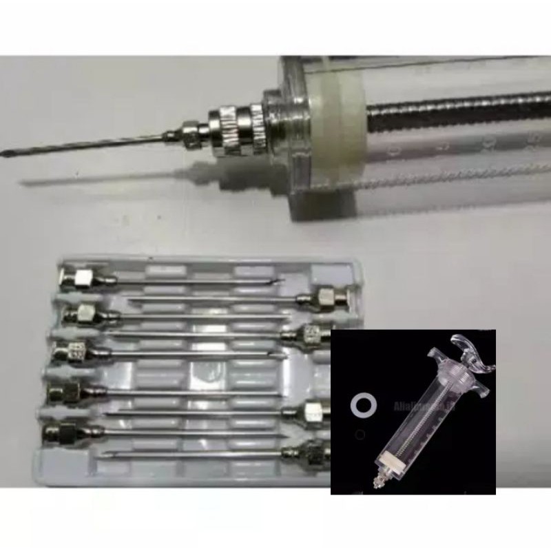 

jarum suntikan 50 ml syringe spet sapi kambing bonus jarum