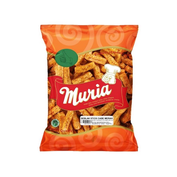 

Muria Seblak Stick Cabe Merah 60G
