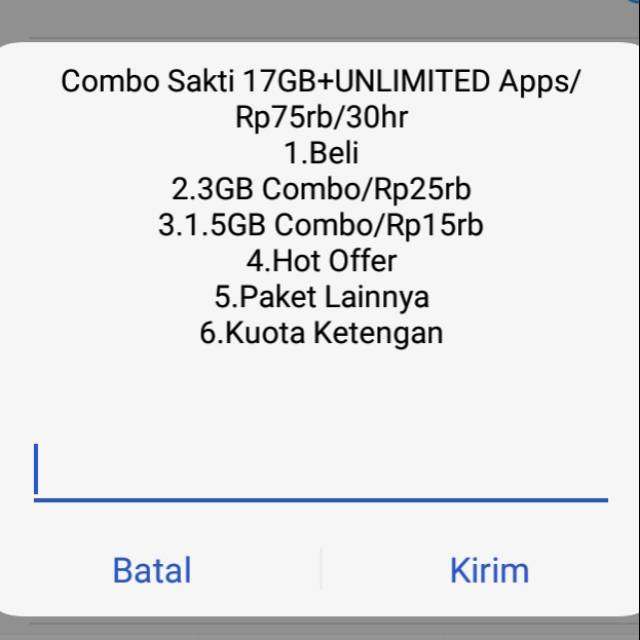 Nomor cantik Combo Sakti