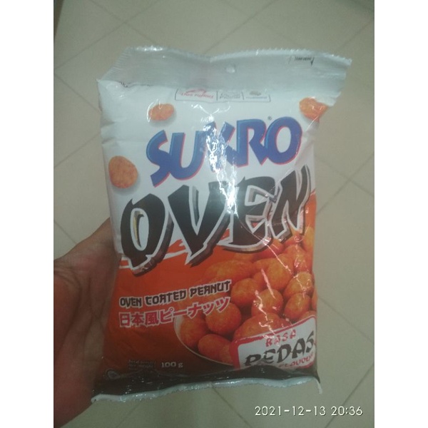 

Sukro Oven 100g. Rasa bawang, rasa jagung bakar dan pedas.