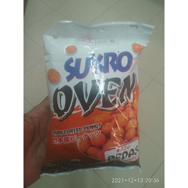 

Sukro Oven 100g. Rasa bawang, rasa jagung bakar dan pedas.