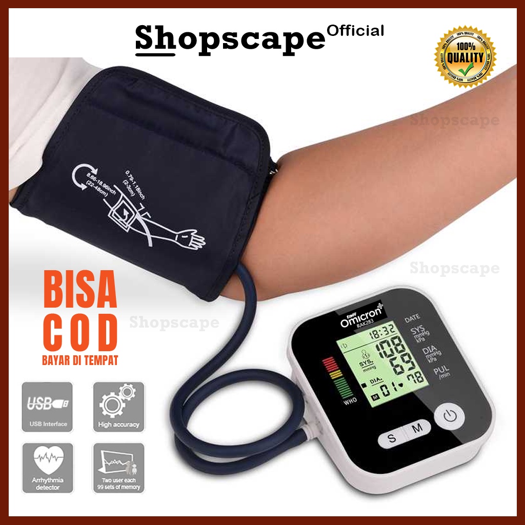 Alat Pengukur Tensi Tekanan Darah Digital dengan Suara with Voice