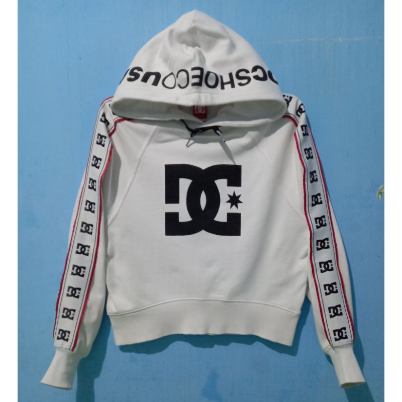 jaket hoodie crop DC bekas/second brand original
