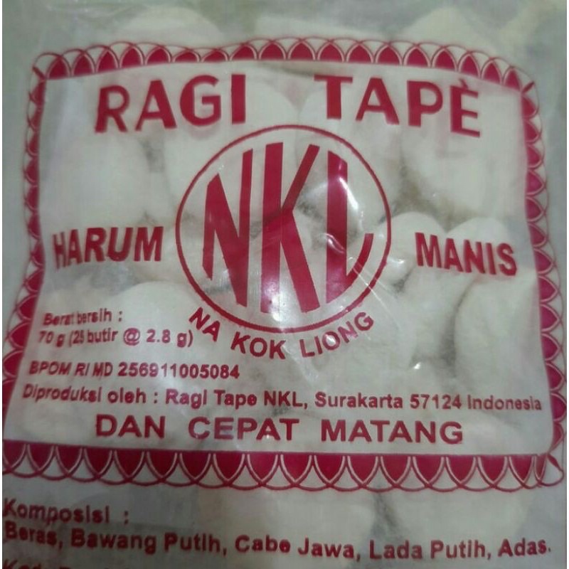 

ragi tape NKL