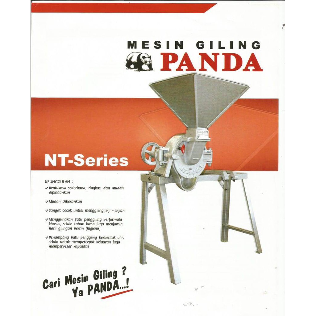 MESIN GILINGAN TAHU PANDA NT-SERIES 10 INCH