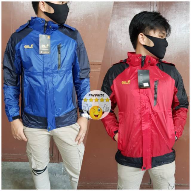 JAKET GUNUNG JACK WOLFSKIN WATERPROOF JW1615 OUTDOOR IMPORT