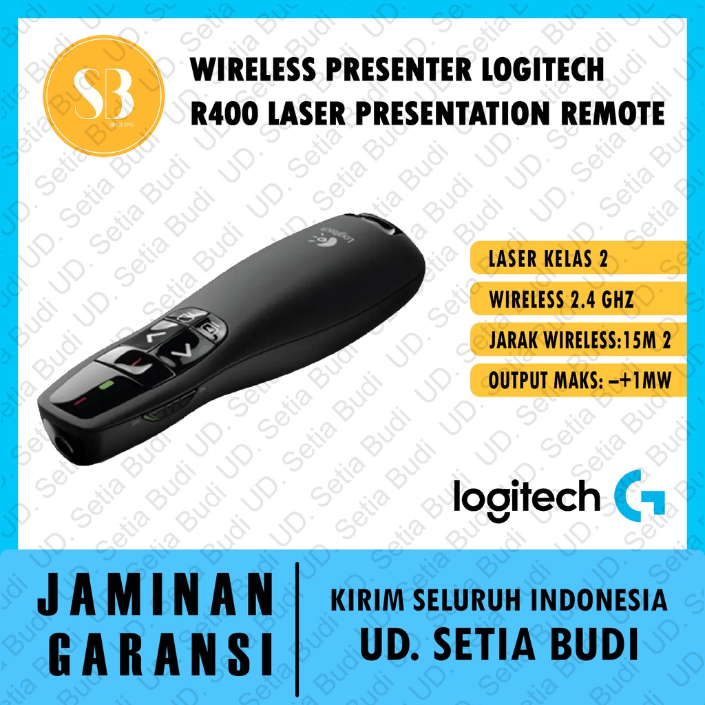 Wireless Presenter Logitech R400 Laser Presentation Remote