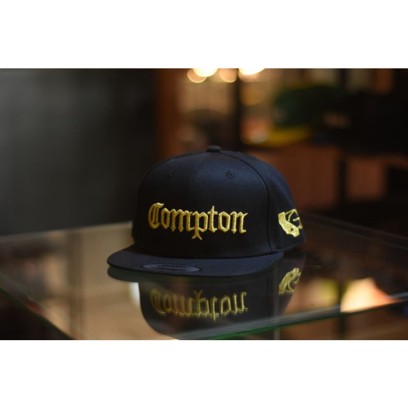 Topi Snapback Import  Compton Baseball Cap Distro Fashion Pria Wanita Hip Hop Hat Dewasa