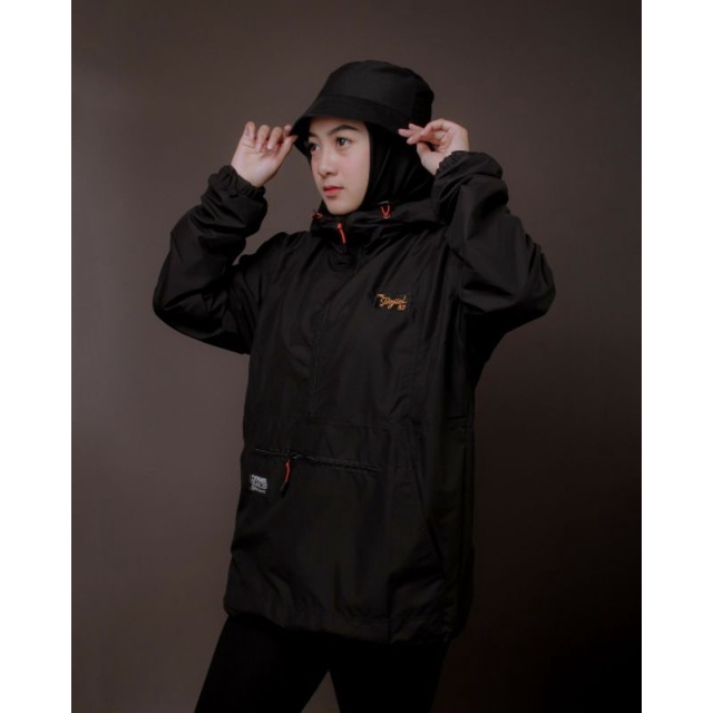 Jaket Cagoule Simple Hoodie Parasut UNISEX PRIA / WANITA Original THE BOJIEL