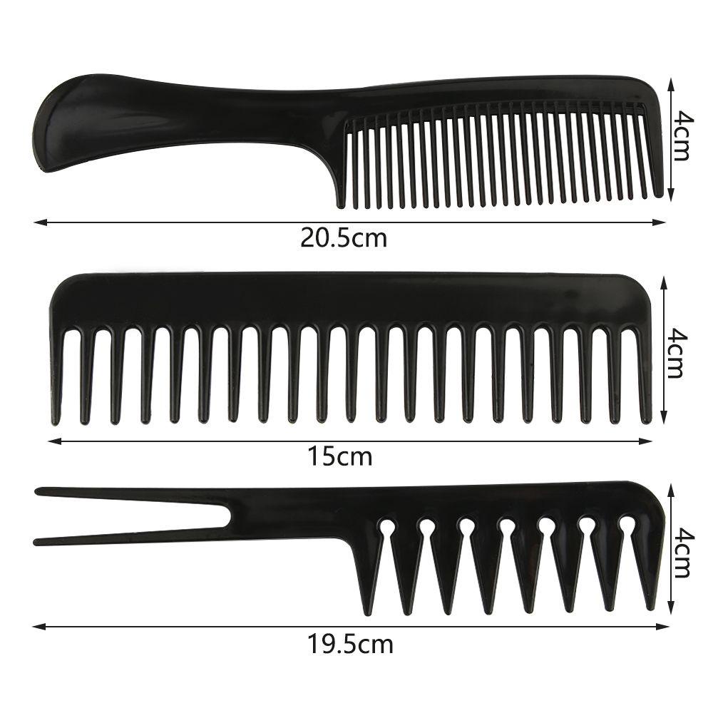 Top 10pcs/Set Sisir Rambut Profesional Kecantikan Barber Styling Tools Salon