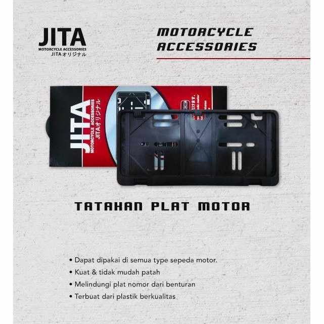 Cover plat motor jita dudukan plat motor universal