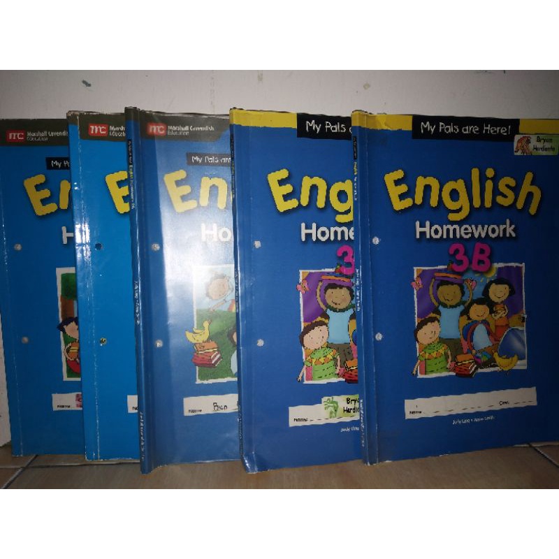 

My Pals English Homework kelas 1,2,3
