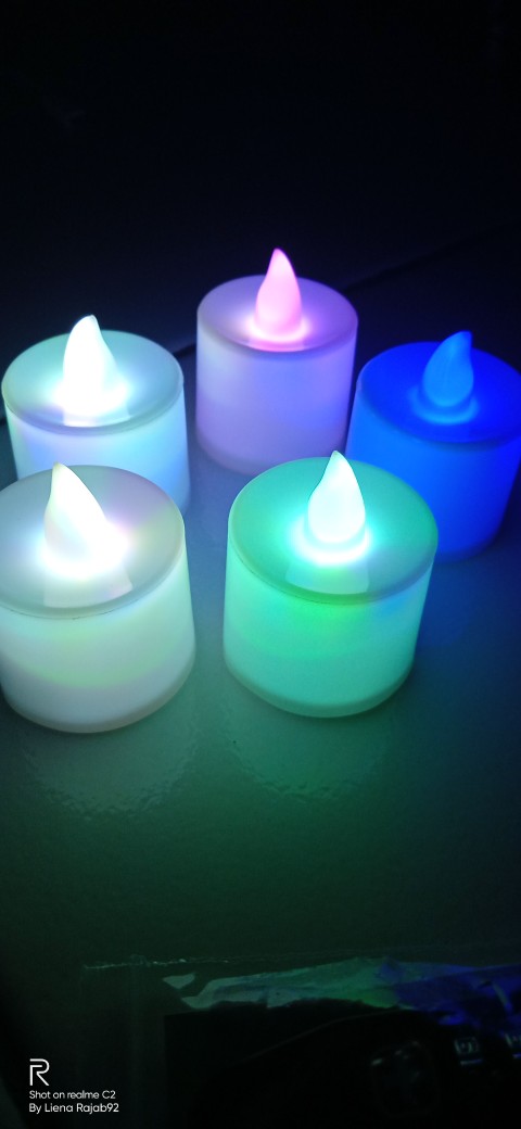 Lilin Elektrik Mini Led Candles Valentine Natal Christmas Lampu Light / Lilin Led