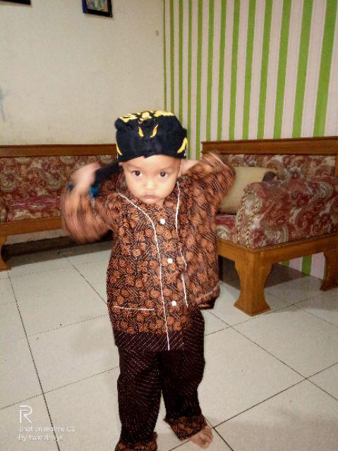 Setelan Piyama Batik Anak, Setelan Batik Anak, Baju Batik Anak, Batik, Piyama