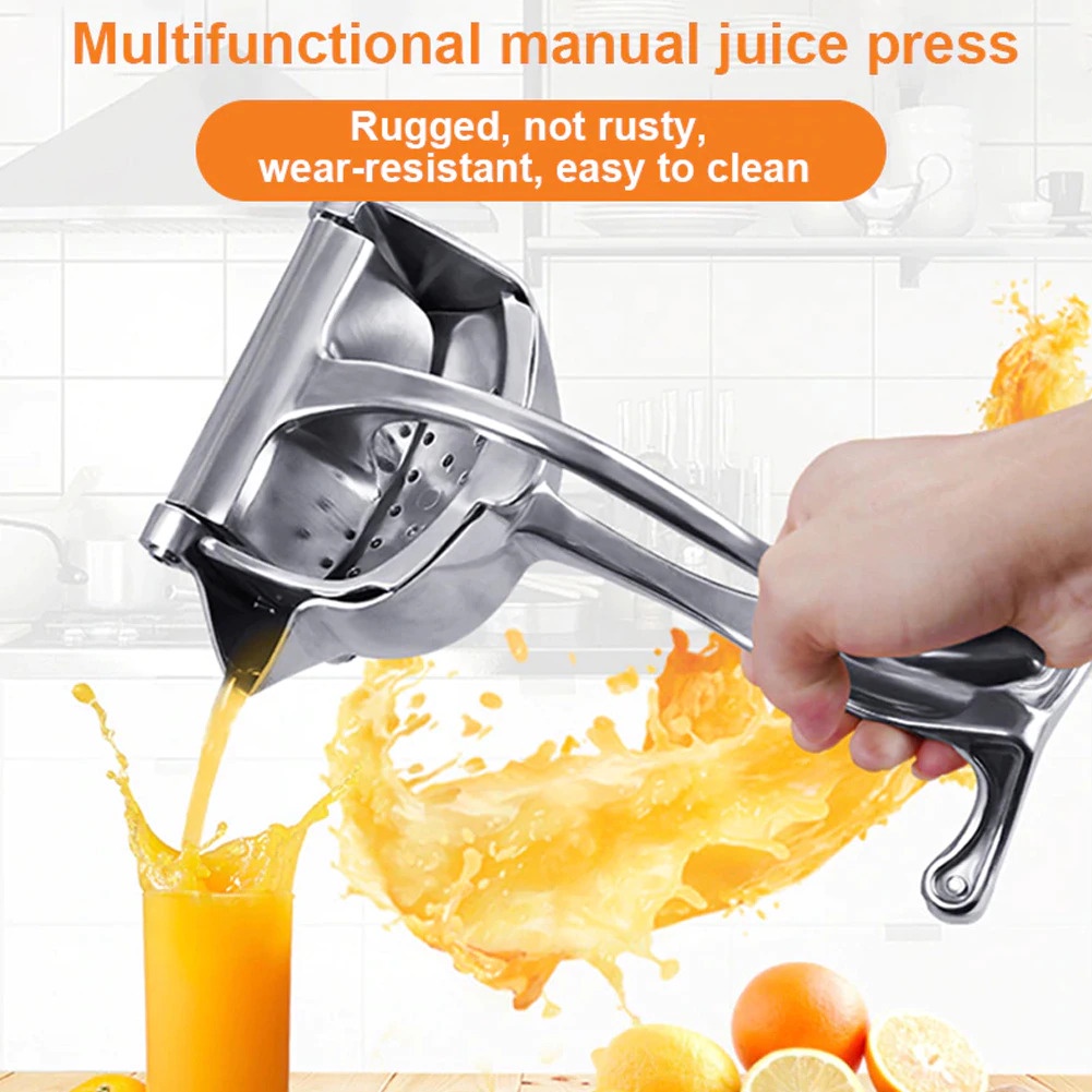 Alat Peras Jus Buah Juice Squeezer Alluminium Alloy - A072 - Silver