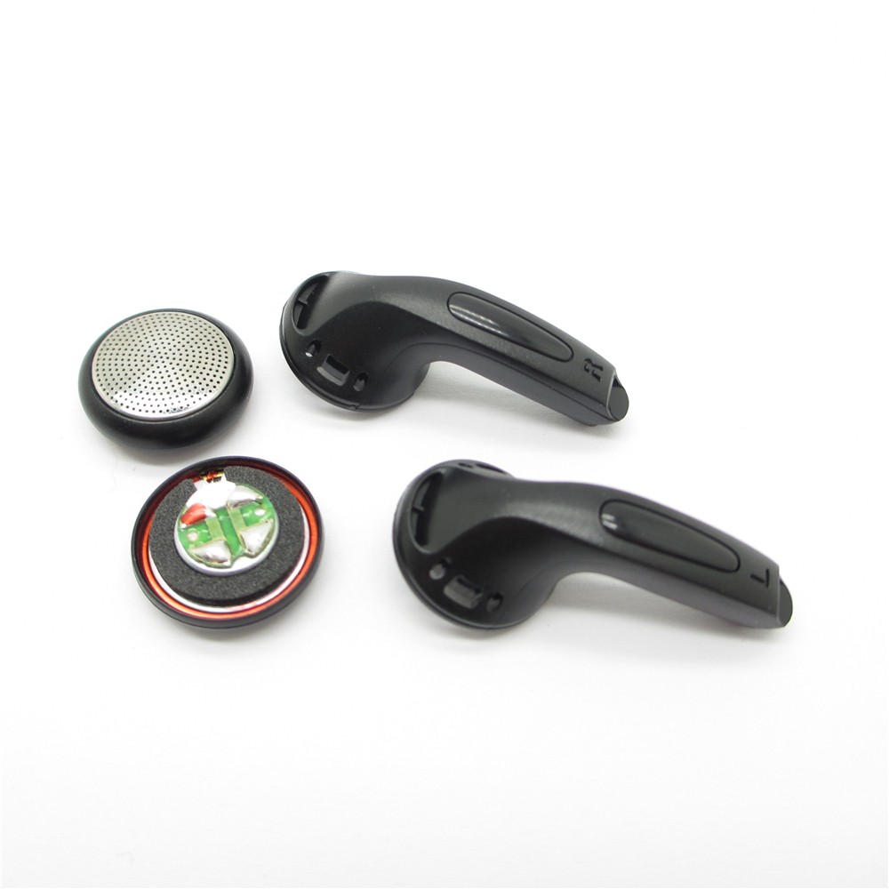 Unit Speaker Earphone 32ohm dengan Kepala Flat &amp; Jaring Baja Diameter 15.4mm