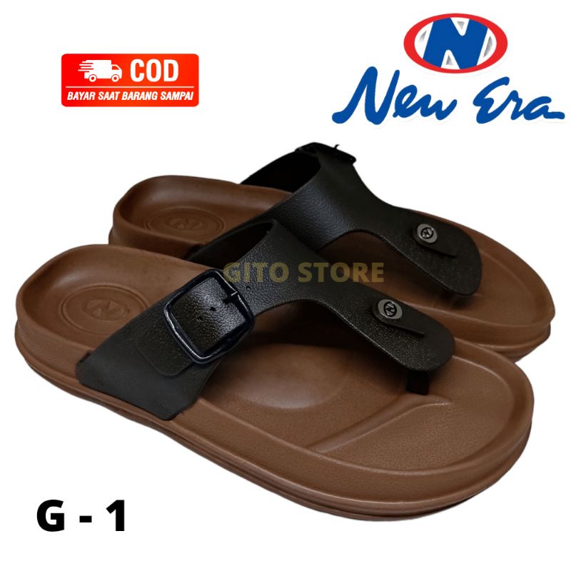 sandal pria new era- sandal santai pria-sandal jepit pria-sandal pria mura 39-43