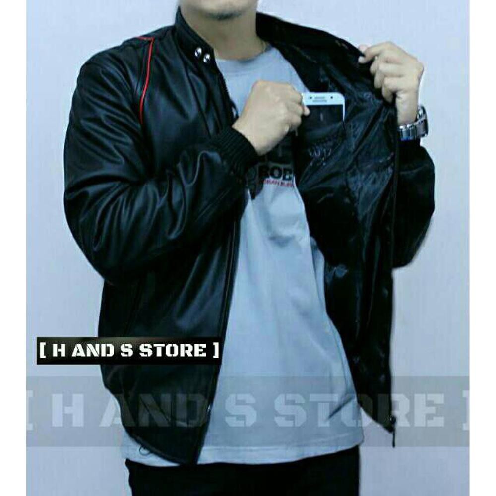 Unik JAKET KULIT ARIEL SINTETIS Berkualitas