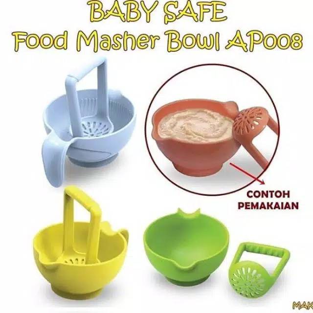 BABY SAFE - FOOD MASHER BOWL / PENGHALUS MAKANAN BAYI (AP008)