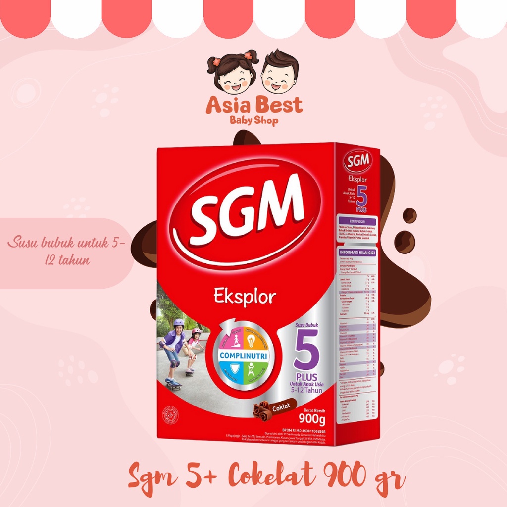 

SGM 5+ COKLAT 900 GR / susu bubuk anak