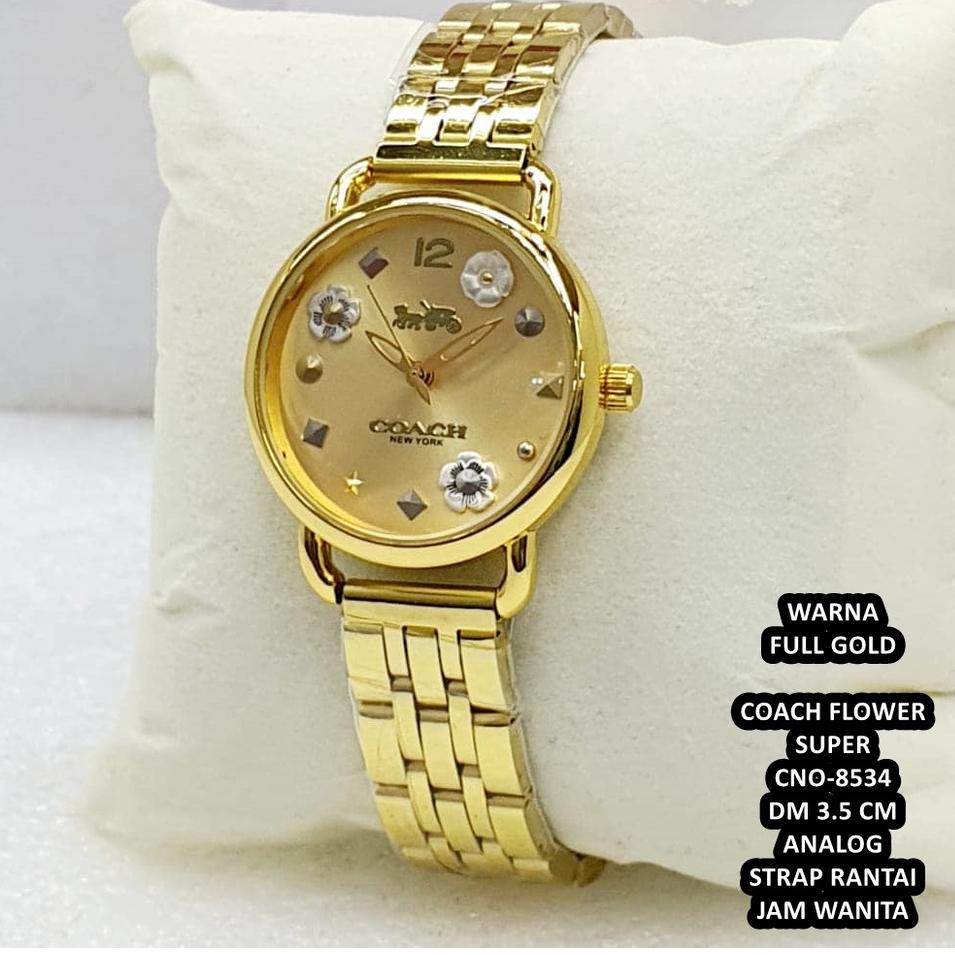 N0A3 ( BISA  ) JAM TANGAN WANITA COACH FLOWER CNO-8534