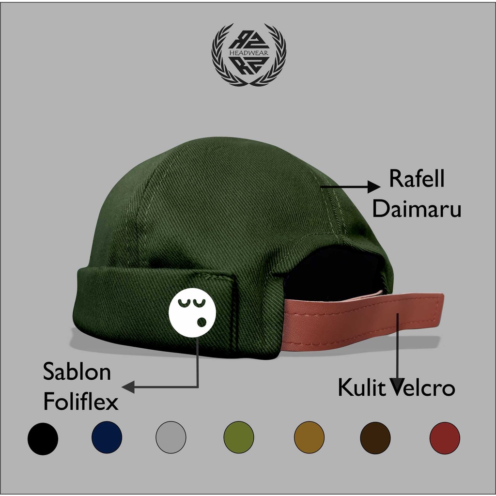 Topi Peci Miki Hat Peci Uas Logo Sleep Well Bahan Daimaru Premium