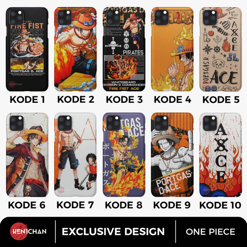 Case Custom PORTGAS D ACE 1 One Piece Anime
