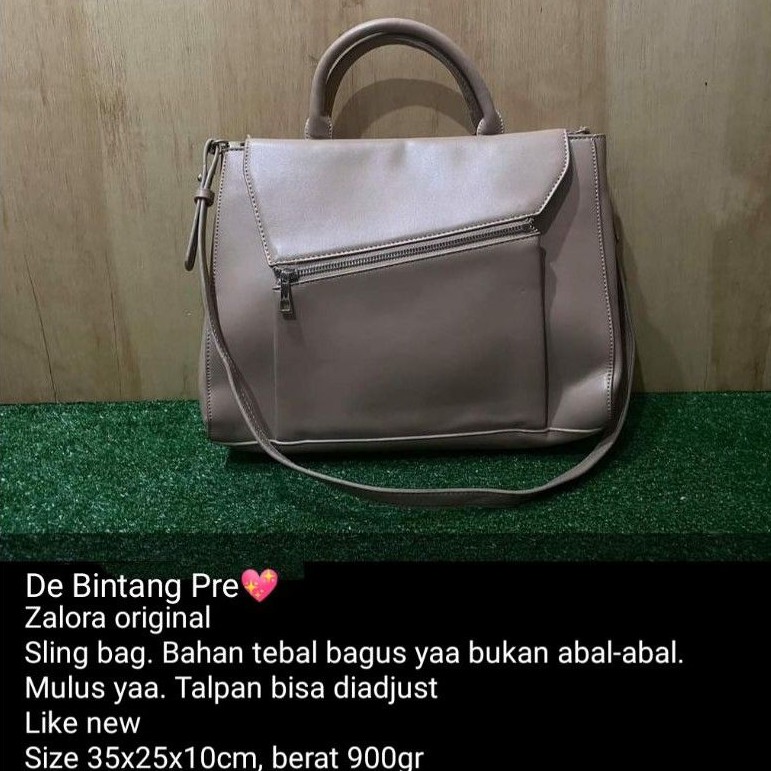 Tas wanita Selempang original Zalora keren hand bag preloved