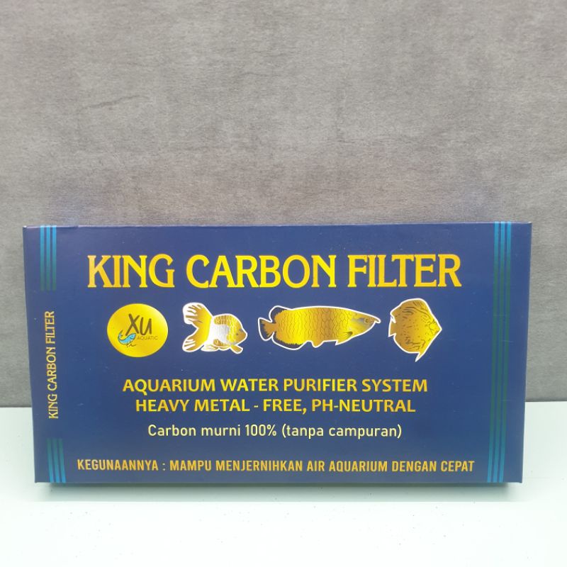 KING CARBON FILTER KARBON AKTIF MEDIA FILTER PENJERNIH AIR XU AQUATIC