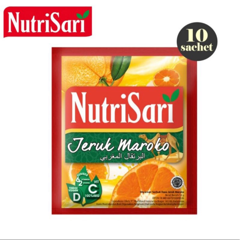 

1 rcg nutrisari jeruk Maroko 10 pcs