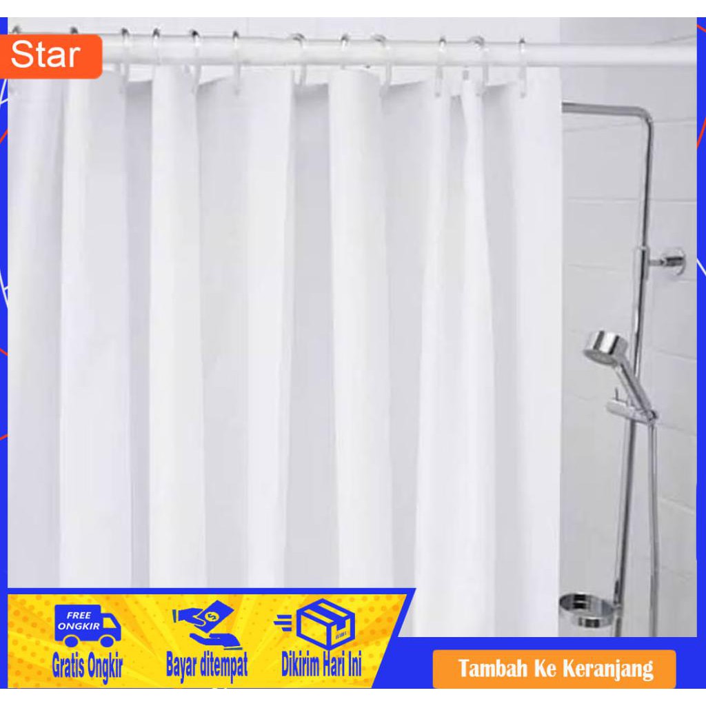 Bayar Ditempat Tirai Kamar Mandi Salur Tirai Shower Shower Curtain Tirai Penyekat Ruangan Shopee Indonesia Bayar Ditempat Tirai Kamar Mandi Salur Tirai Shower Shower Curtain Tirai Penyekat Ruangan Shopee Indonesia