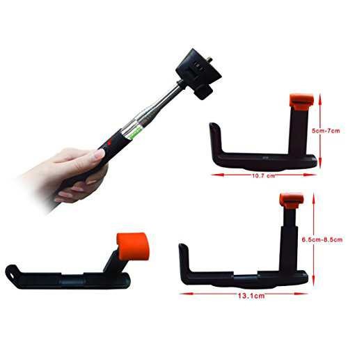 Bayar Ditempat Universal Holder L Clamp Orange Flip for Smartphone up to 6 Inch